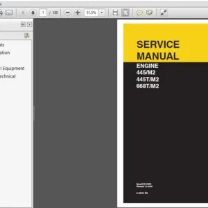 New Holland 445M2 445TM2 668TM2 Engine Service Repair Manual 6-49731NA - PDF Download