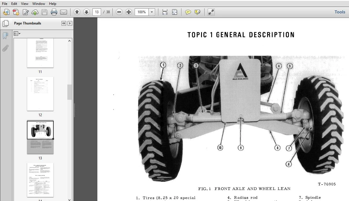 New Holland 65 Motor Grader(Diesel and Gas) Front Wheels, Axle & Wheel Lean Service Manual (70683941) - PDF Download - Image 3