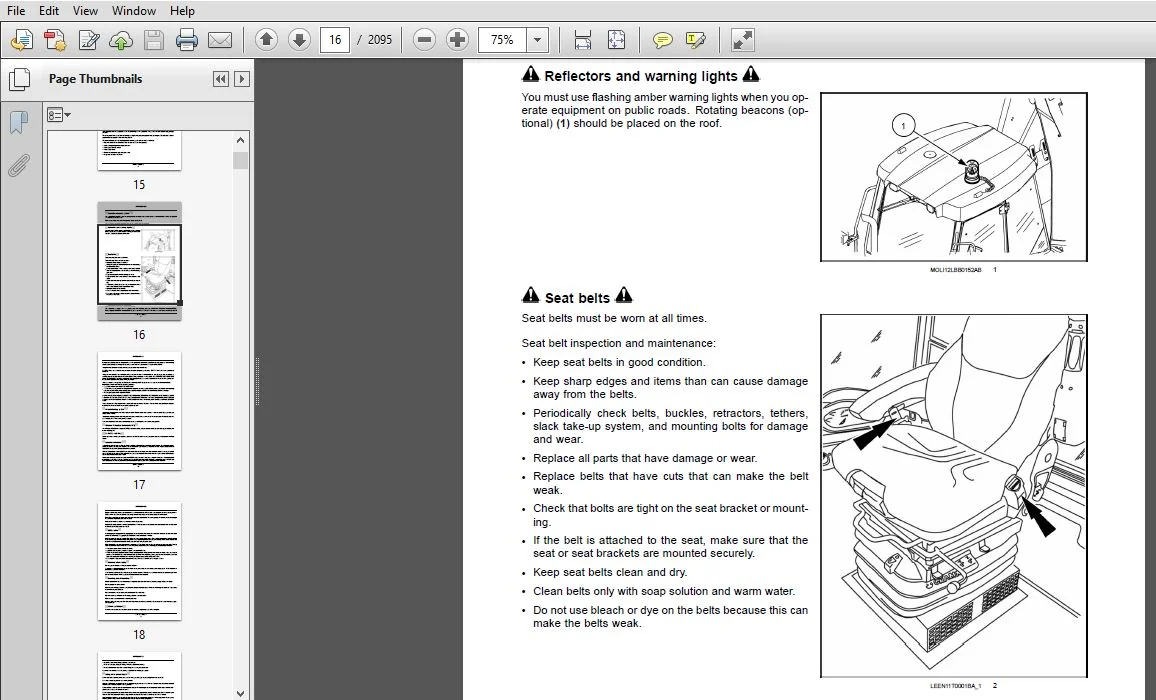 New Holland B100C B100C LR B100C TC B110C B110C TC B115C Stage IIIB Tractor Loader Backhoe Service Manual - PDF Download - Image 3