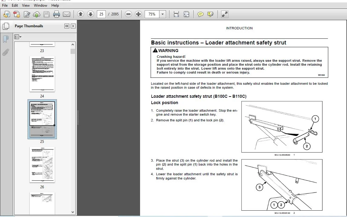 New Holland B100C B100C LR B100C TC B110C B110C TC B115C Stage IIIB Tractor Loader Backhoe Service Manual - PDF Download - Image 4