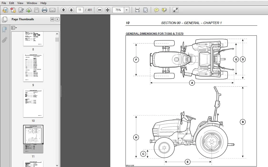 New Holland Compact Tractor T1560, T1570 Service Repair Manual 8420561A - NH Tractor T1560,T1570 - PDF Download - Image 4