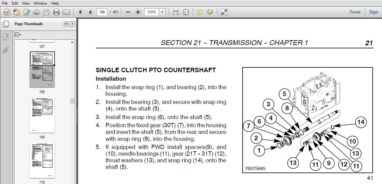 New Holland Compact Tractor T1560, T1570 Service Repair Manual 8420561A - NH Tractor T1560,T1570 - PDF Download - Image 3