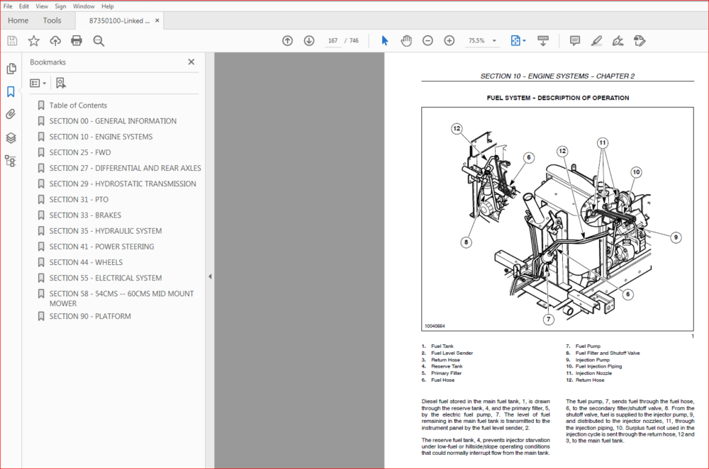 New Holland Compact Tractor TZ18DA TZ22DA TZ24DA TZ25DA Repair Manual ...