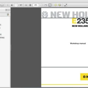 New Holland Crawler Excavator E235SR Service Manual 60413436 - PDF DOWNLOAD
