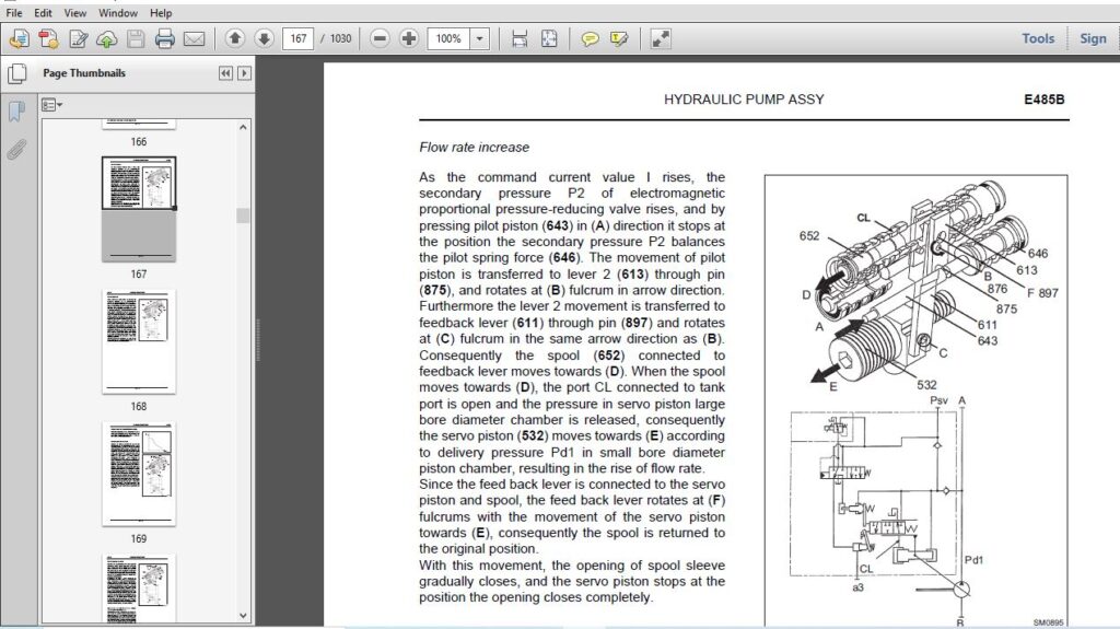 New Holland Crawler Excavator E485B Workshop Manual 87475986A - PDF ...