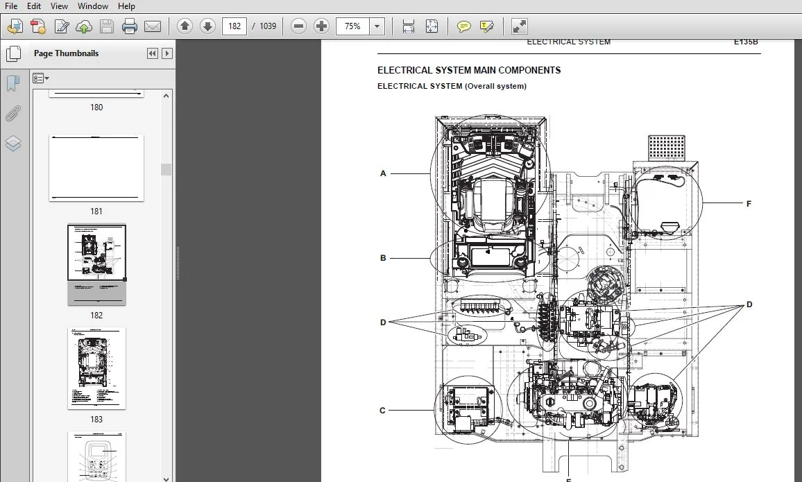New Holland Crawler Excavators E135B Service Repair Manual (84392415A) - NH Crawler Excavators E135B - PDF Download - Image 4