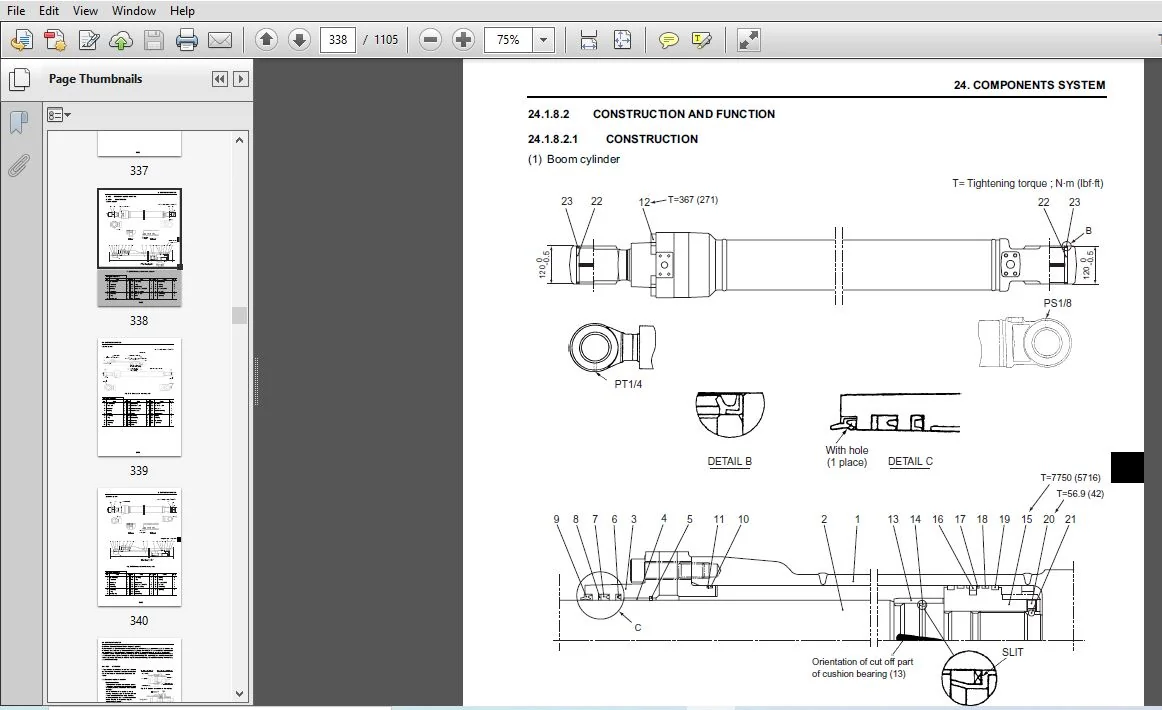 New Holland Crawler Excavators E265BJ Hino Service Repair Manual 84176535 - NH Excavator E265BJ - PDF Download - Image 4