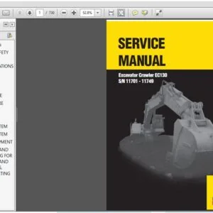 New Holland Crawler Excavators EC130 Service Repair Manual (73179380) - NH - PDF Download