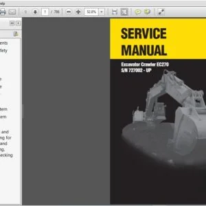 New Holland Crawler Excavators EC270 Service Repair Manual (73179390) - NH - PDF Download