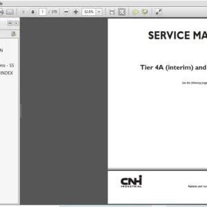 New Holland Cursor 9 Tier 4A (interim) & Stage IIIB Engine Service Manual (48076828) - PDF Download