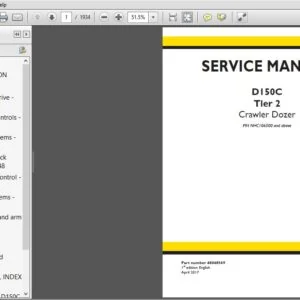 New Holland D150C Tier 2 Crawler Dozer Service Repair Manual (48048569) - New Holland D150C Tier 2 - PDF Download