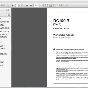 New Holland DC150 B Tier 2 CRAWLER DOZER Workshop manual 6036708100 - PDF DOWNLOAD