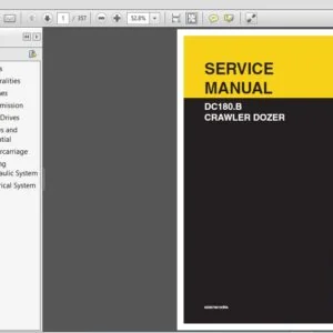 New Holland DC180 B CRAWLER DOZER SERVICE MANUAL 6036709100NA - PDF DOWNLOAD