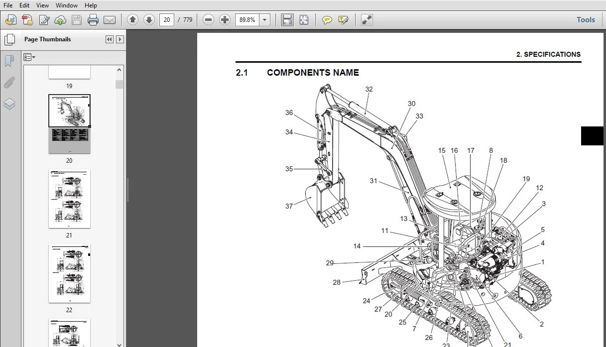 New Holland E45B SR E50B SR E55B Mini Excavators Service Manual (84602422A) - PDF Download - Image 3