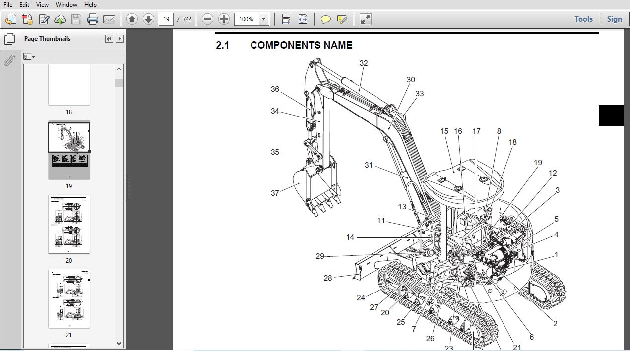 New Holland E45B SR E50B SR Hydraulic Mini Excavators Service Repair ...