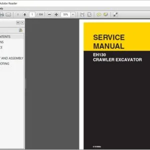 New Holland EH130 Crawler Excavator Service Repair Manual (6-75760) New Holland EH130 - PDF Download