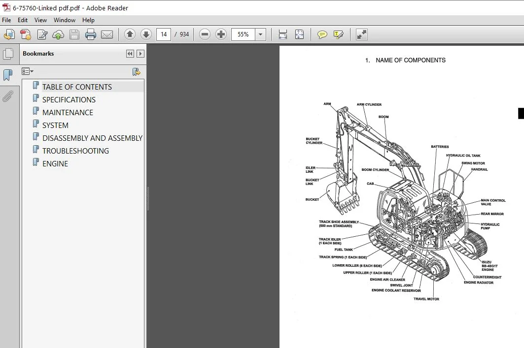 New Holland EH130 Crawler Excavator Service Repair Manual (6-75760) New Holland EH130 - PDF Download - Image 3