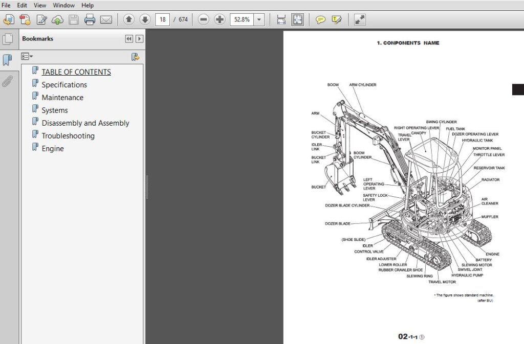 New Holland EH35 Compact Excavator Service Manual (6-75740NA) - New ...