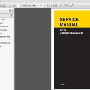 New Holland EH45 Compact Excavator Service Repair Manual (6-75750NA) - New Holland EH45 - PDF Download