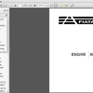 New Holland FIATALLIS 8045 25 Engine Service Repair Manual 73154336  - PDF DOWNLOAD