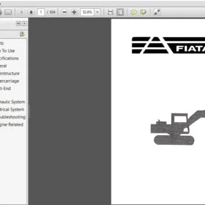New Holland FIATALLIS Crawler Excavators FH220 Service Manual 73158522 - PDF DOWNLOAD