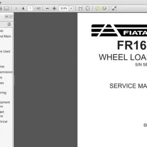 New Holland FR160.2 Wheel Loader Service Manual (60402207R0) New Holland FR160.2 - PDF Download