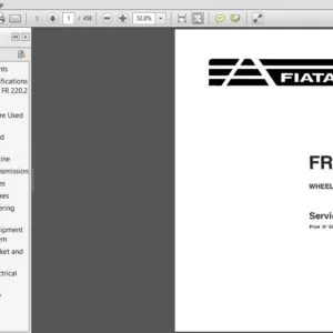 New Holland FR220.2 Wheel Loader Service Manual (60402209) New Holland FR220.2 - PDF Download