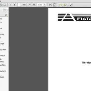 New Holland Fiat Excavators FE18 FE20 FE28 Service Information Manual 73141432 - PDF DOWNLOAD