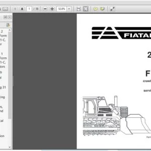 New Holland FiatAllis 21C, 31, FD30 Crawler Tractors Service Manual (73110068) - PDF Download