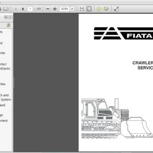 New Holland FiatAllis FD20 Crawler Tractor Service Repair Manual (60406359) - PDF Download