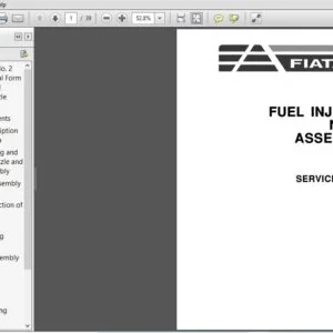 New Holland FiatAllis Fuel Injection Nozzle Assemblies Service Manual (70682797) - PDF Download