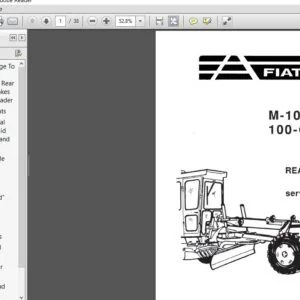 New Holland FiatAllis M-100,100-B,100-150-200-C Motor Graders Rear Wheels & Brakes Service Manual (70657712) - PDF Download