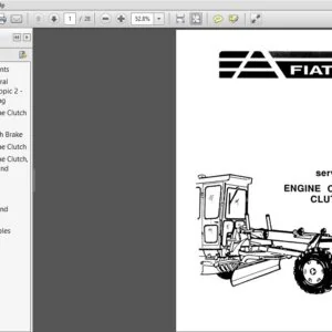 New Holland FiatAllis M100, 100B, 100C Motor Graders Engine Clutch & Clutch Brake Service Manual - PDF Download