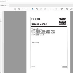 New Holland Ford 2000 3000 4000 5000 7000 3400 3500 3550 4400 4500 5500 5550 Tractor Service Manual 40340070 - PDF DOWNLOAD