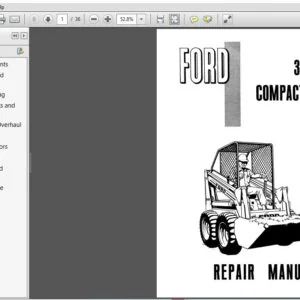 New Holland Ford 340 Compact Loader Service Manual 40034010 - PDF DOWNLOAD