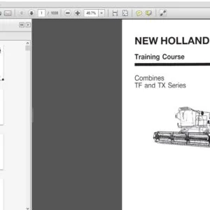 New Holland Ford Combines TF & TX Series Service Repair Manual (6046400100_A4) - PDF Download