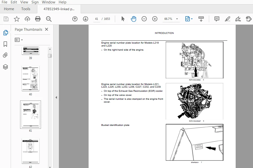 New Holland L218,L220 Tier 4B (final) 200 Series Skid Steer Loader Service Repair Manual (47851949) - PDF Download - Image 2