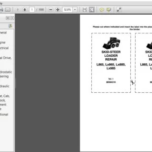 New Holland L865 LX865 LX885 LX985 Skid-Steer Loader Service Repair Manual (86584316) - PDF Download