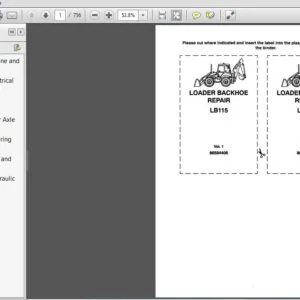 New Holland LB115 Backhoe Loader Service Repair Manual (86584406) New Holland LB115 - PDF Download