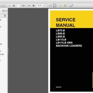 New Holland LB75.B LB90.B LB95.B LB110.B LB115.B 4WS Backhoe Loader Service Manual - PDF DOWNLOAD