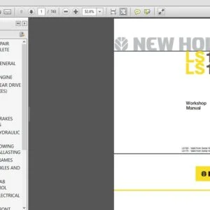 New Holland LS160 LS170 SERVICE REPAIR MANUAL 6041360701 - PDF DOWNLOAD