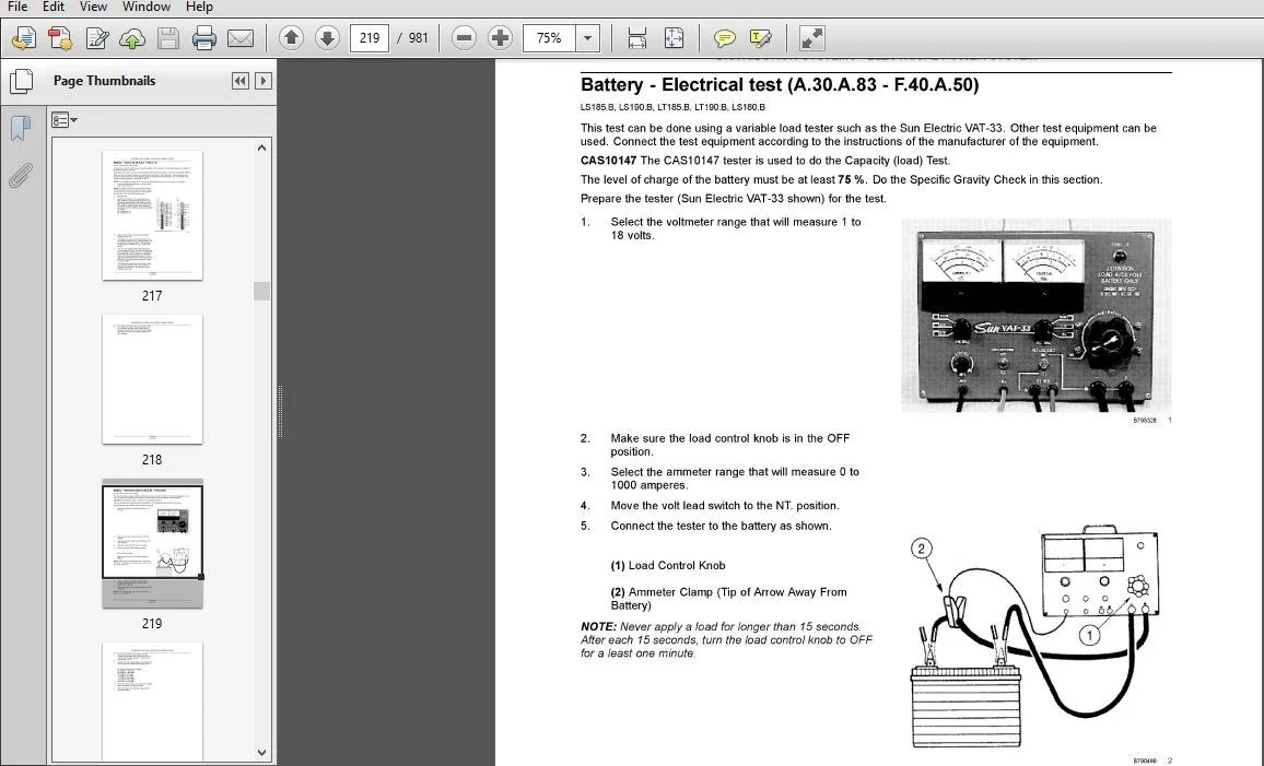 New Holland LS180.B LS185.B LS190.B LT185.B LT190.B Service Repair Manual (6-80050NA) - NH - PDF Download - Image 4
