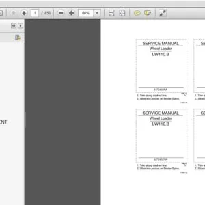 New Holland LW110.B Wheel Loader Service Manual (6-72402NAR0) - New Holland LW110.B - PDF Download