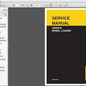 New Holland LW230.B Wheel Loader Service Manual 6036706100NA - PDF DOWNLOAD