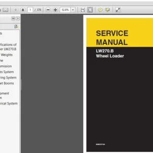 New Holland LW270 B Wheel Loader SERVICE MANUAL 6036707100 - PDF DOWNLOAD