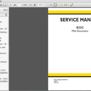 New Holland Mini Excavator E33C Service Repair Manual (48139718) - New Holland Mini Excavator E33C - PDF Download
