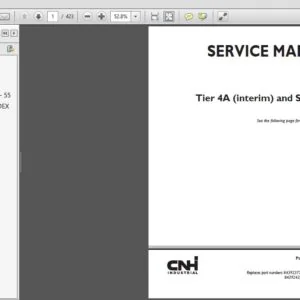 New Holland NEF Tier 4A (interim) & Stage IIIB Engine Service Repair Manual (48076861) - PDF Download