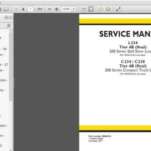 New Holland Skid Steer Compact Track Loader 200 Series Tier 4B final Service Manual 48060316 - PDF DOWNLOAD
