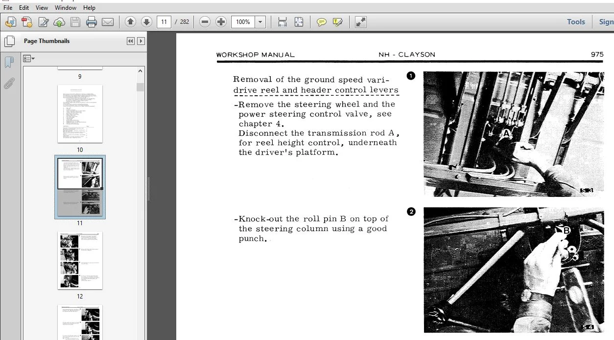 New Holland Sperry Combine 975 Wheel Loader Service Repair Manual (40097510) - PDF Download - Image 3