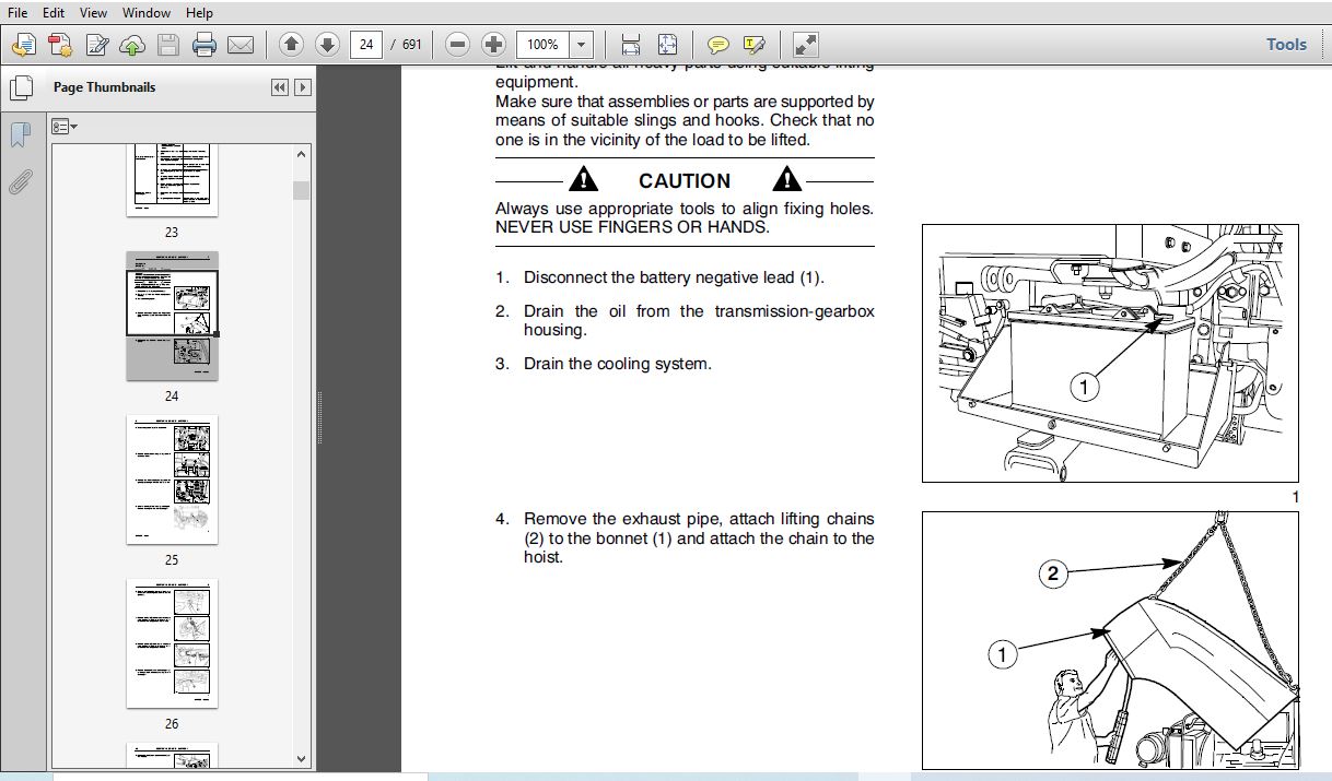 New Holland TD5010 TD5020 TD5030 TD5040 TD5050 Tractors Service Manual ...